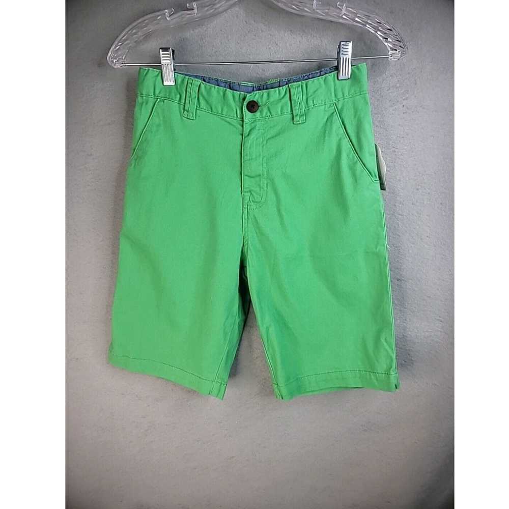 Vintage Wonder Nation Boys 14 Shorts Green Solid … - image 2