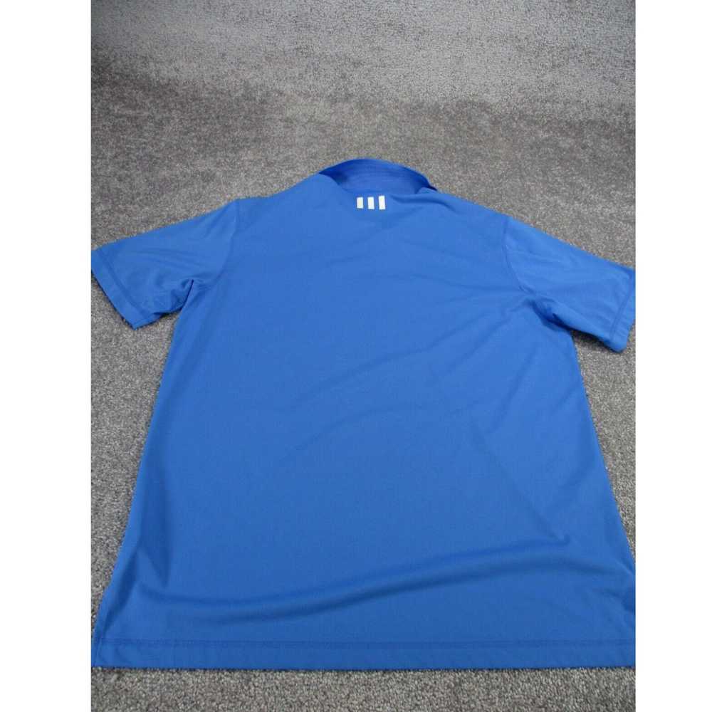 Adidas Adidas Polo Shirt Mens Large Blue Casual P… - image 3