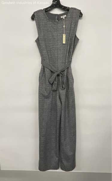 Max Studio Gray Plaid Jumpsuit Pants - Size S