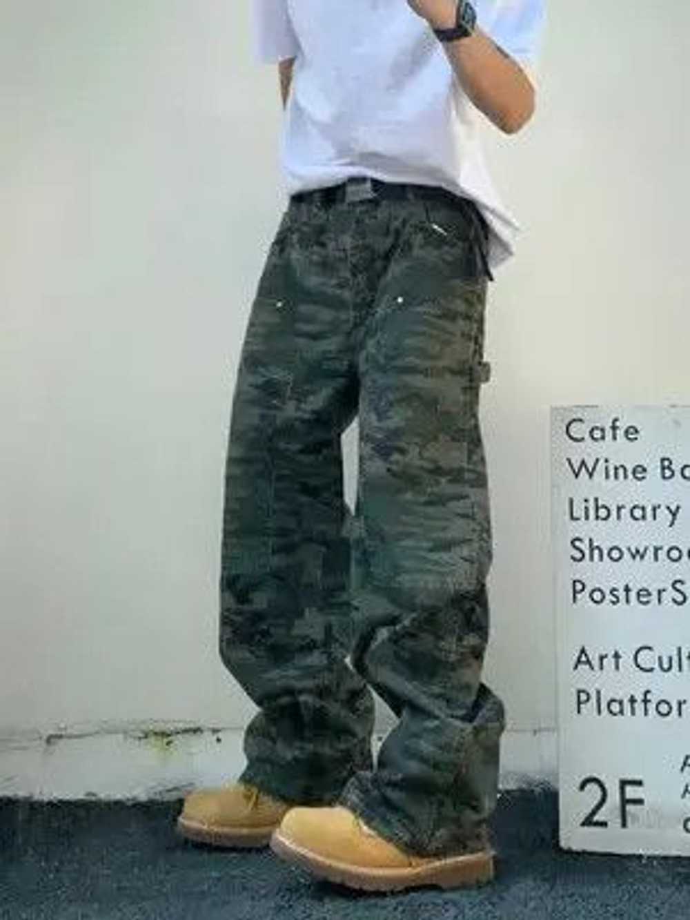 Designer × Streetwear × Vintage camo baggy skate … - image 1