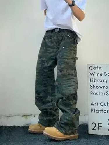 Designer × Streetwear × Vintage camo baggy skate … - image 1