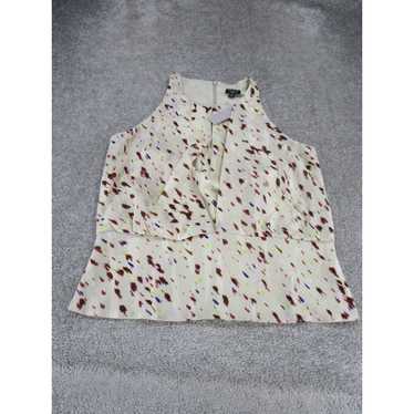 Vintage Ann Taylor Shirt Womens 10 P Petites Back… - image 1