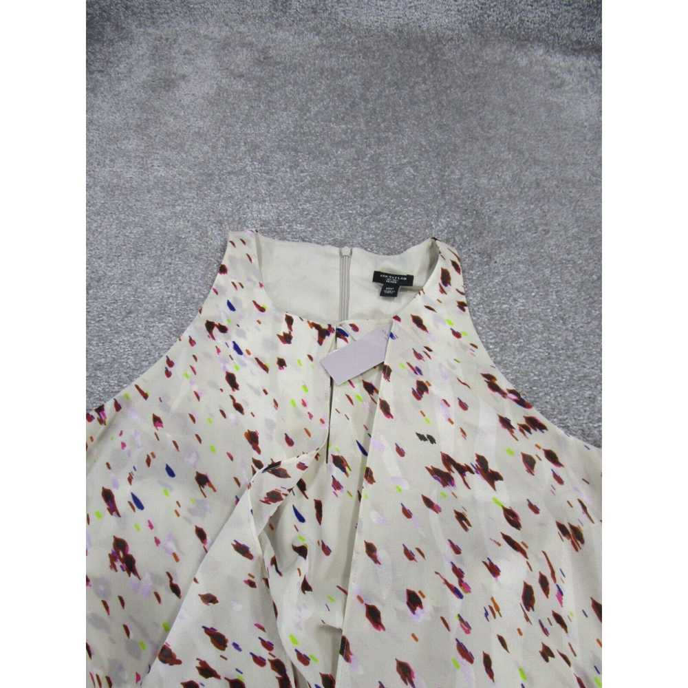 Vintage Ann Taylor Shirt Womens 10 P Petites Back… - image 2