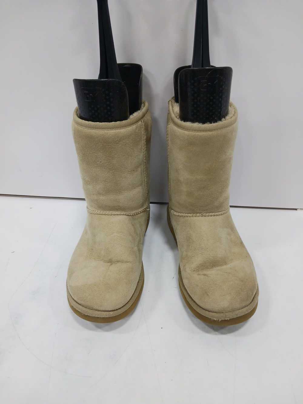 UGG Women's Beige Suede Boots Size 7 - image 1