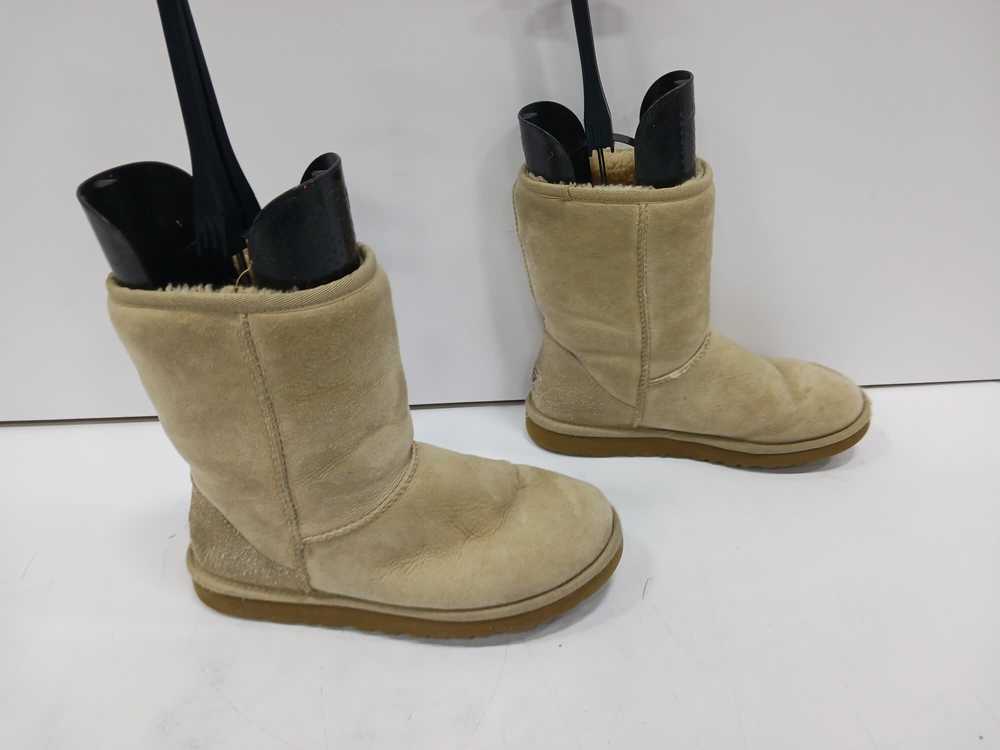 UGG Women's Beige Suede Boots Size 7 - image 2