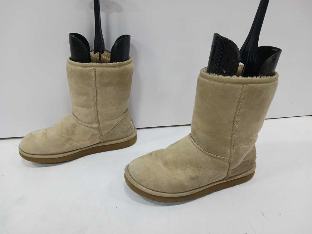 UGG Women's Beige Suede Boots Size 7 - image 3