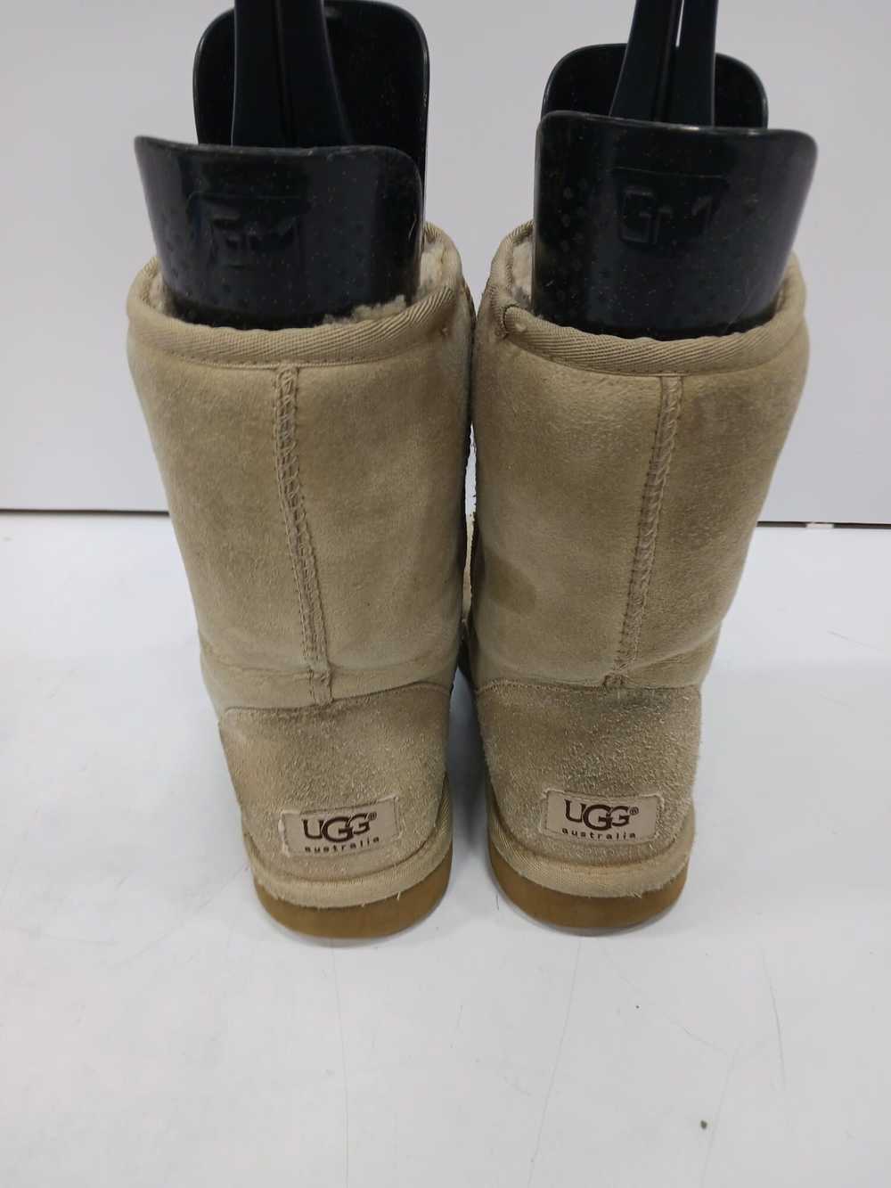 UGG Women's Beige Suede Boots Size 7 - image 4