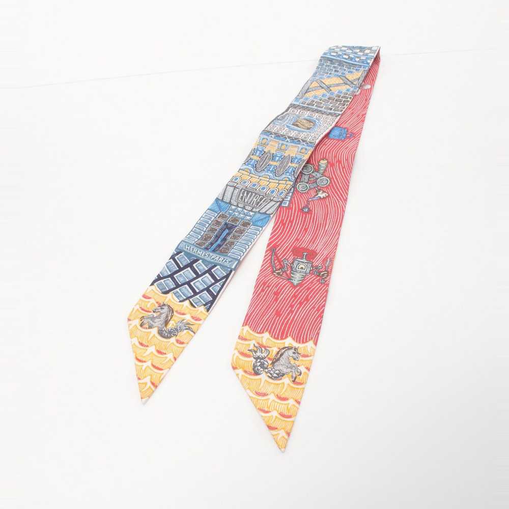 Hermes Hermes Super Silk Ques Twilly Silk Scarf C… - image 4