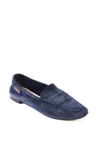 Russell & Bromley Womens Suede Slide On Loafers Na