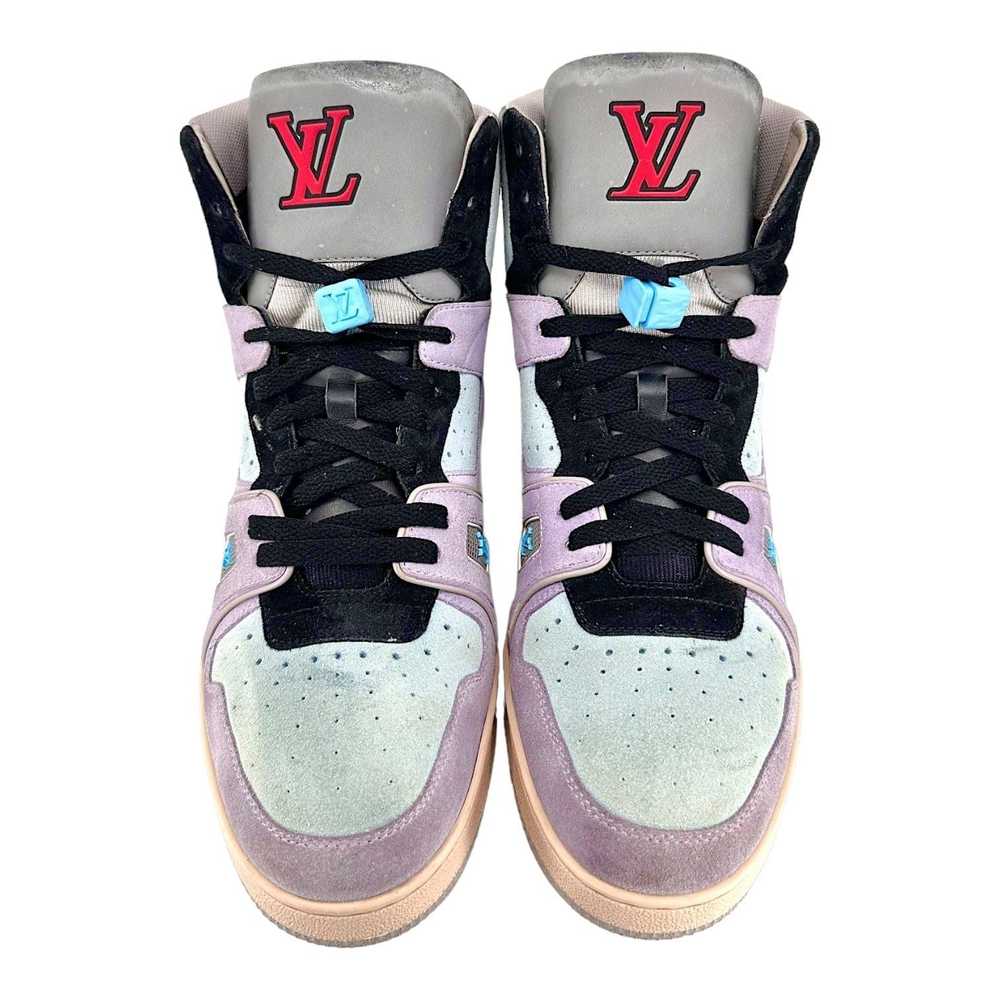 Louis Vuitton LV Trainer High Lavender Light Blue - image 5