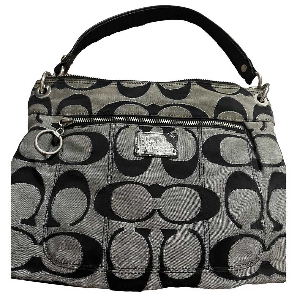 Coach Signature Sufflette linen handbag - image 1