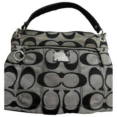 Coach Signature Sufflette linen handbag