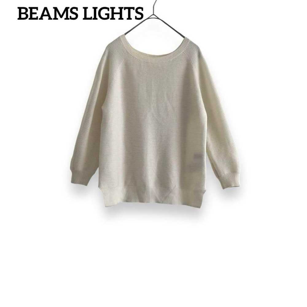 E3573 Beams Lights/Beams Lights Rib Knit Long Sle… - image 1