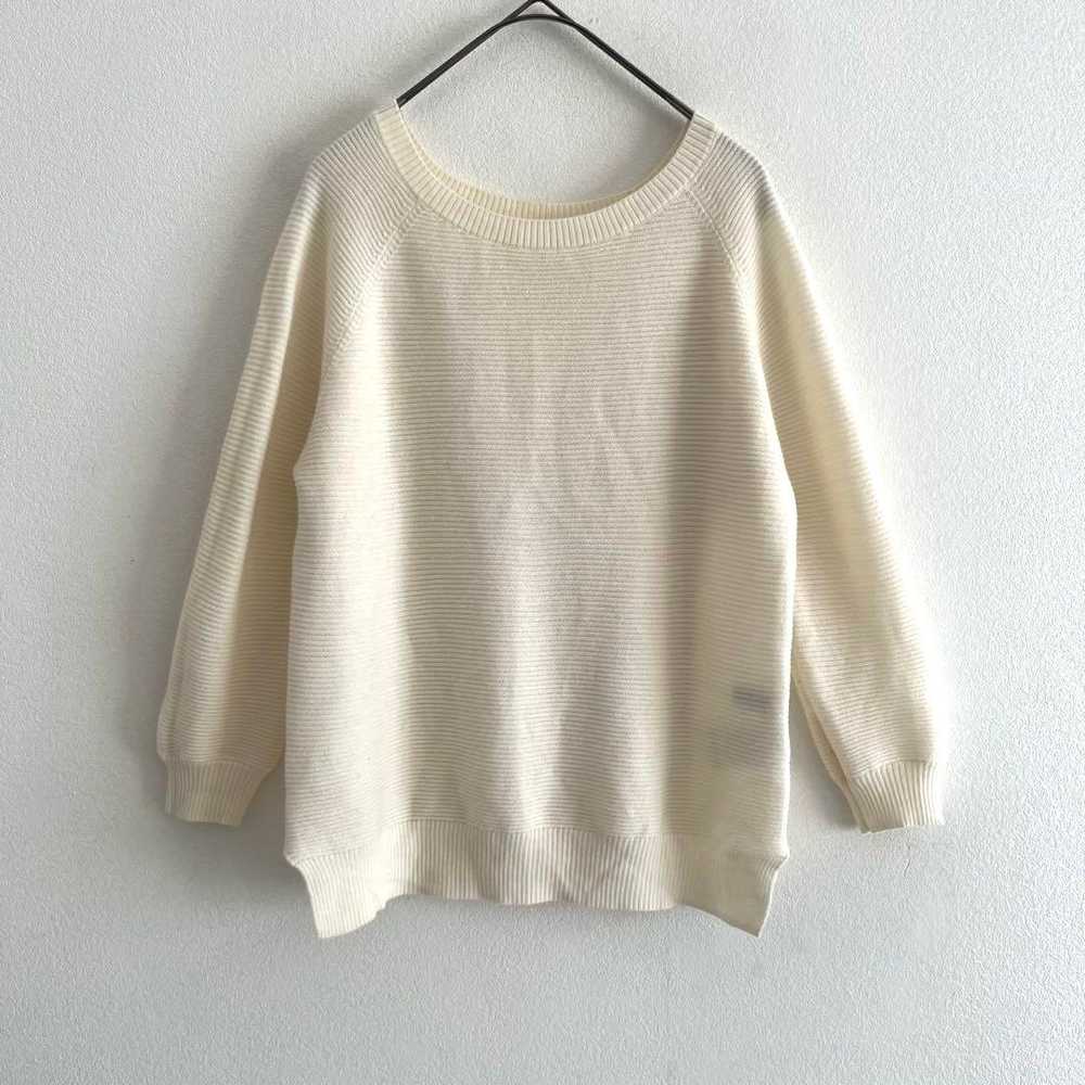 E3573 Beams Lights/Beams Lights Rib Knit Long Sle… - image 2