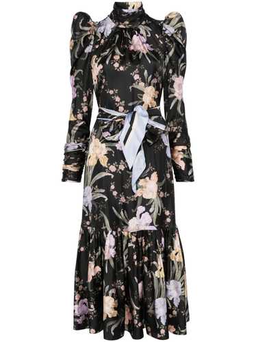 Zimmermann o1s22i1n1024 Floral Print Eden Midi Dre