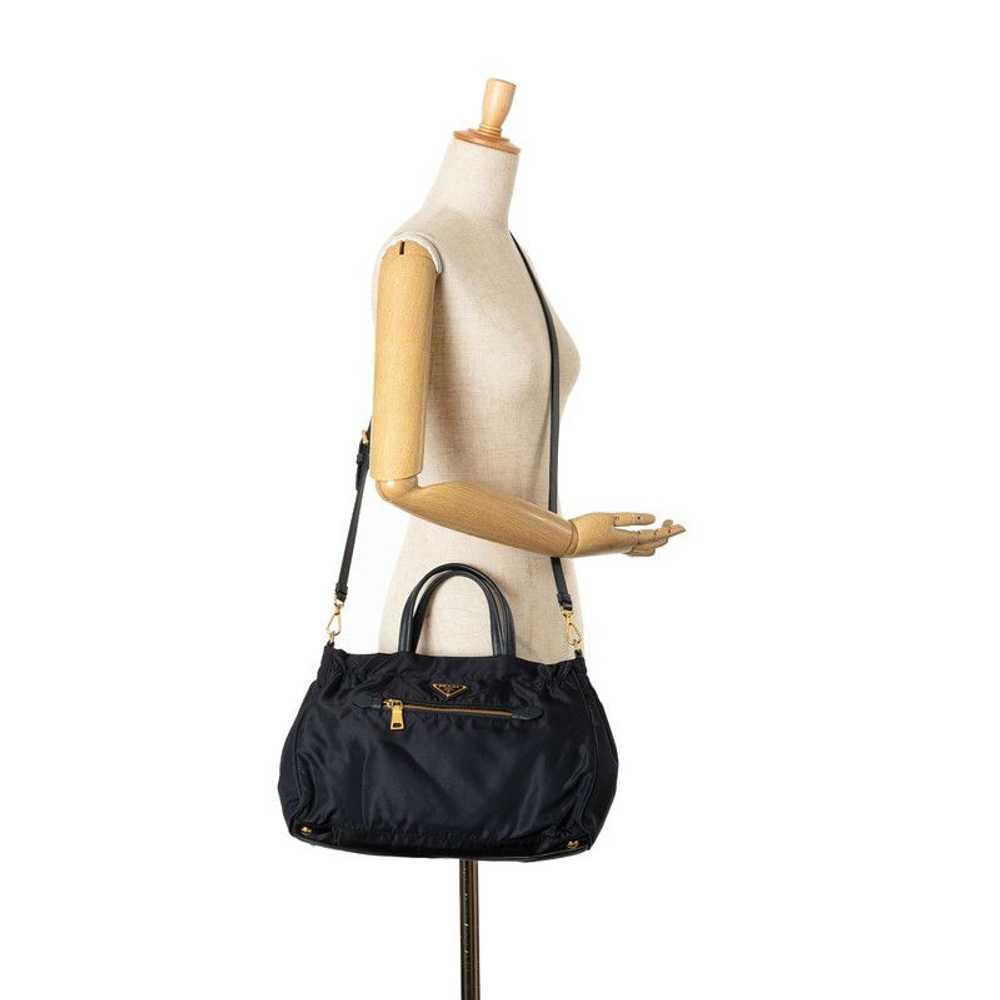 Prada Prada Prada Nylon Leather 2WAY Handbag Shou… - image 11