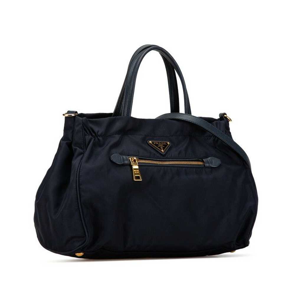 Prada Prada Prada Nylon Leather 2WAY Handbag Shou… - image 3