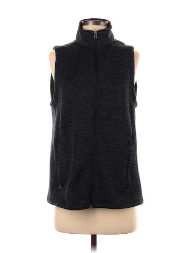 Lands' End Women Gray Vest S