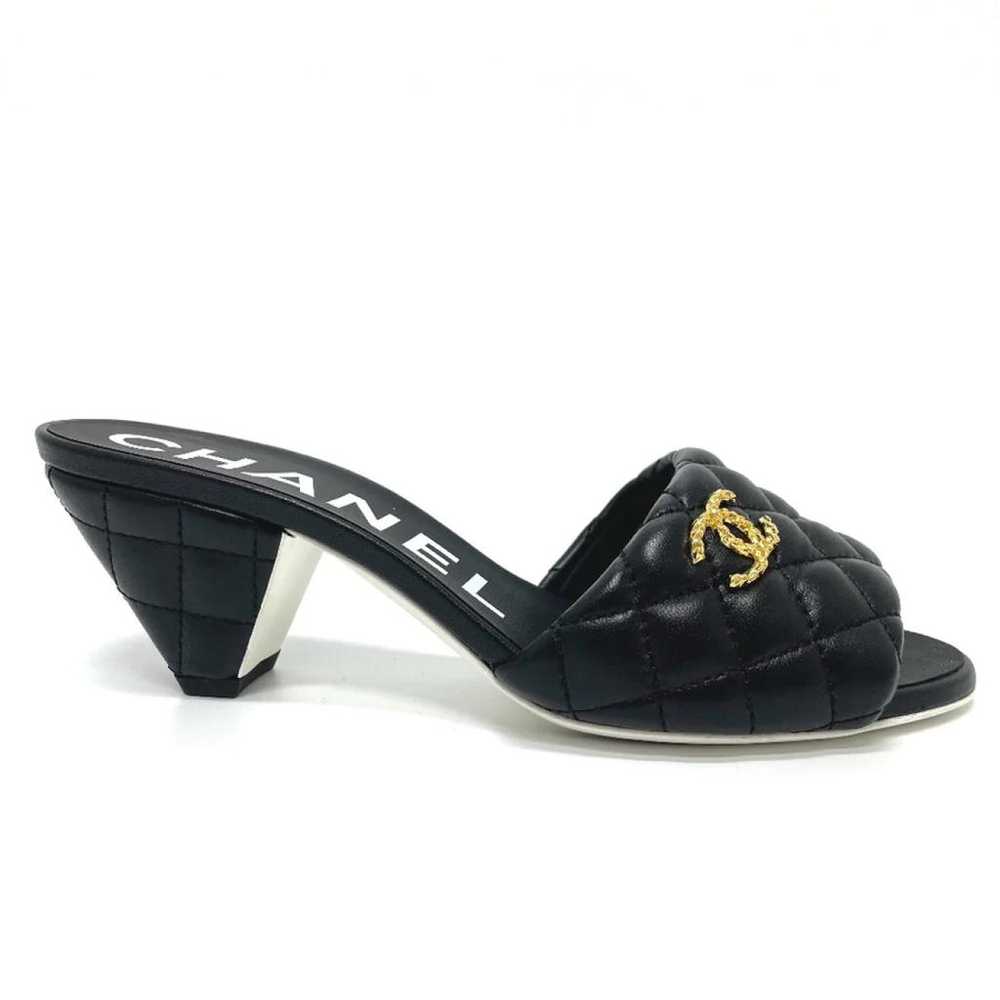 Chanel Mary Janes leather heels - image 2