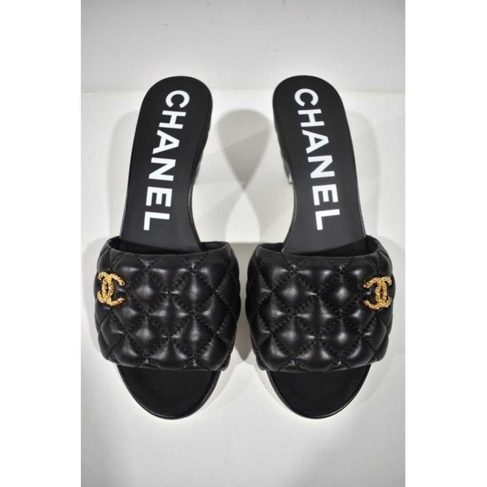 Chanel Mary Janes leather heels - image 6