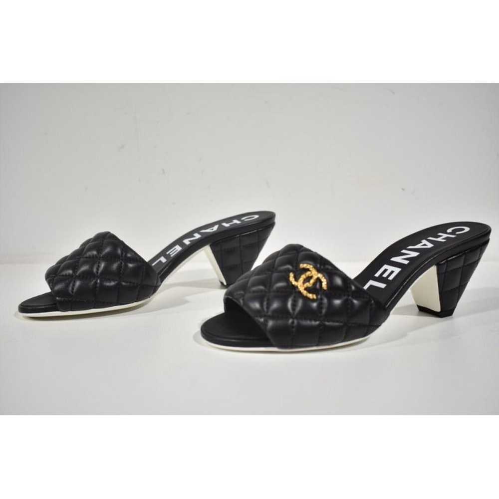 Chanel Mary Janes leather heels - image 8