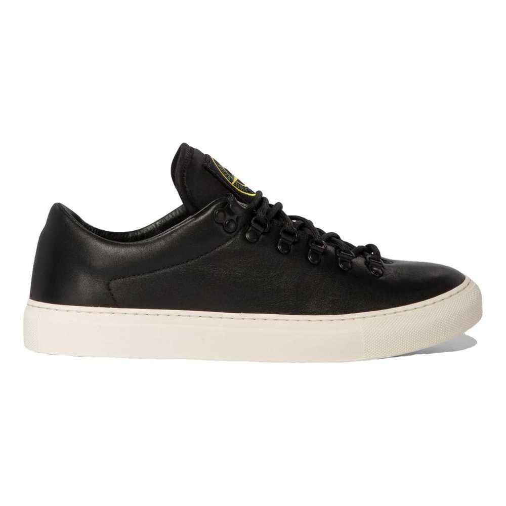 Stone Island Leather trainers - image 1