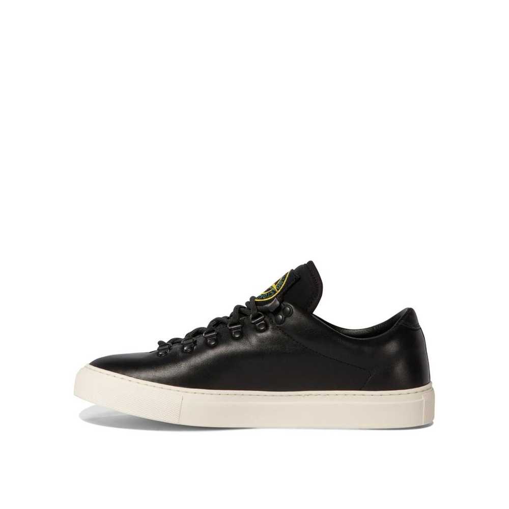 Stone Island Leather trainers - image 3