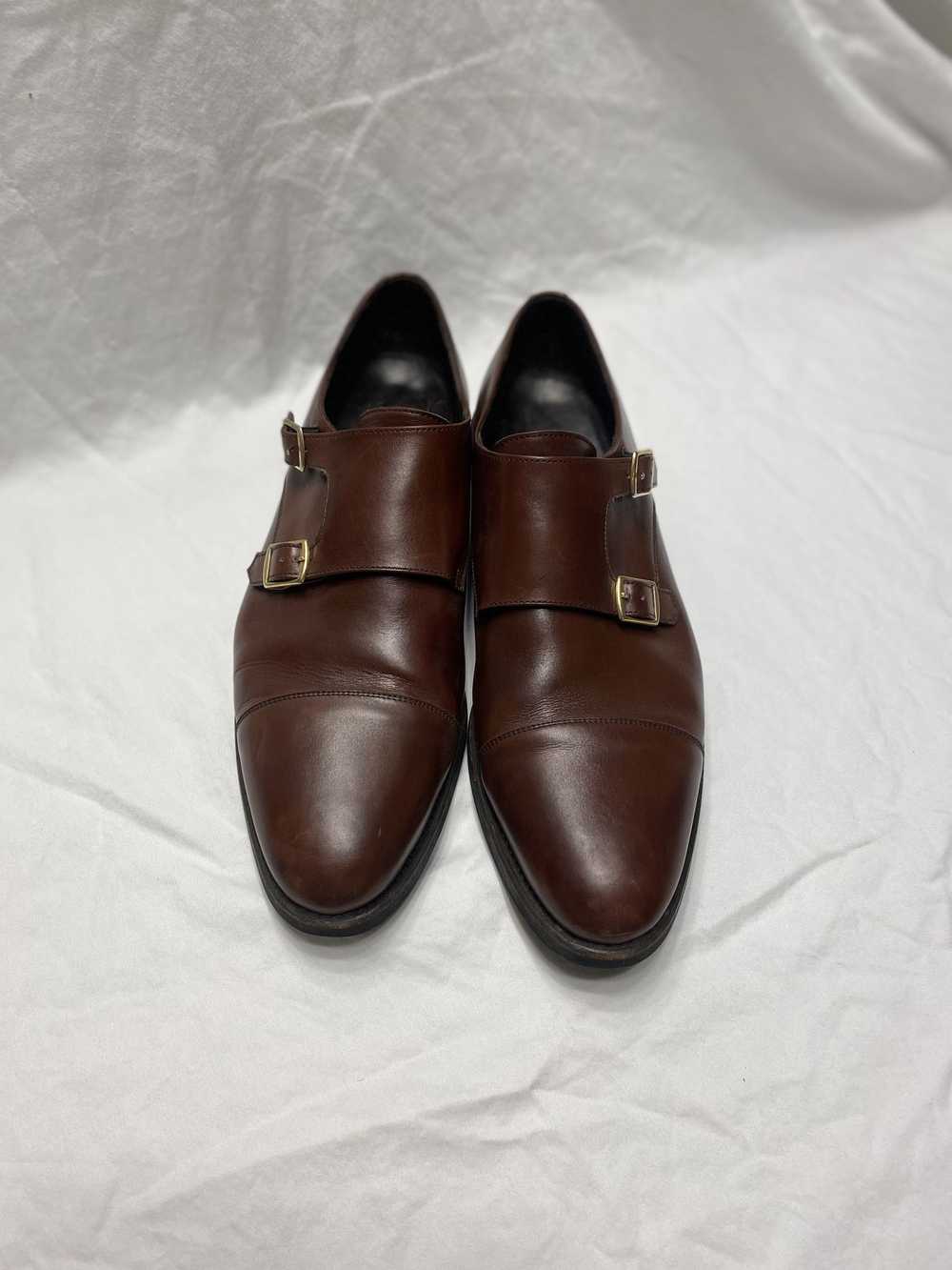 Custom Spanish Leather Double Monk Strap Formal S… - image 2