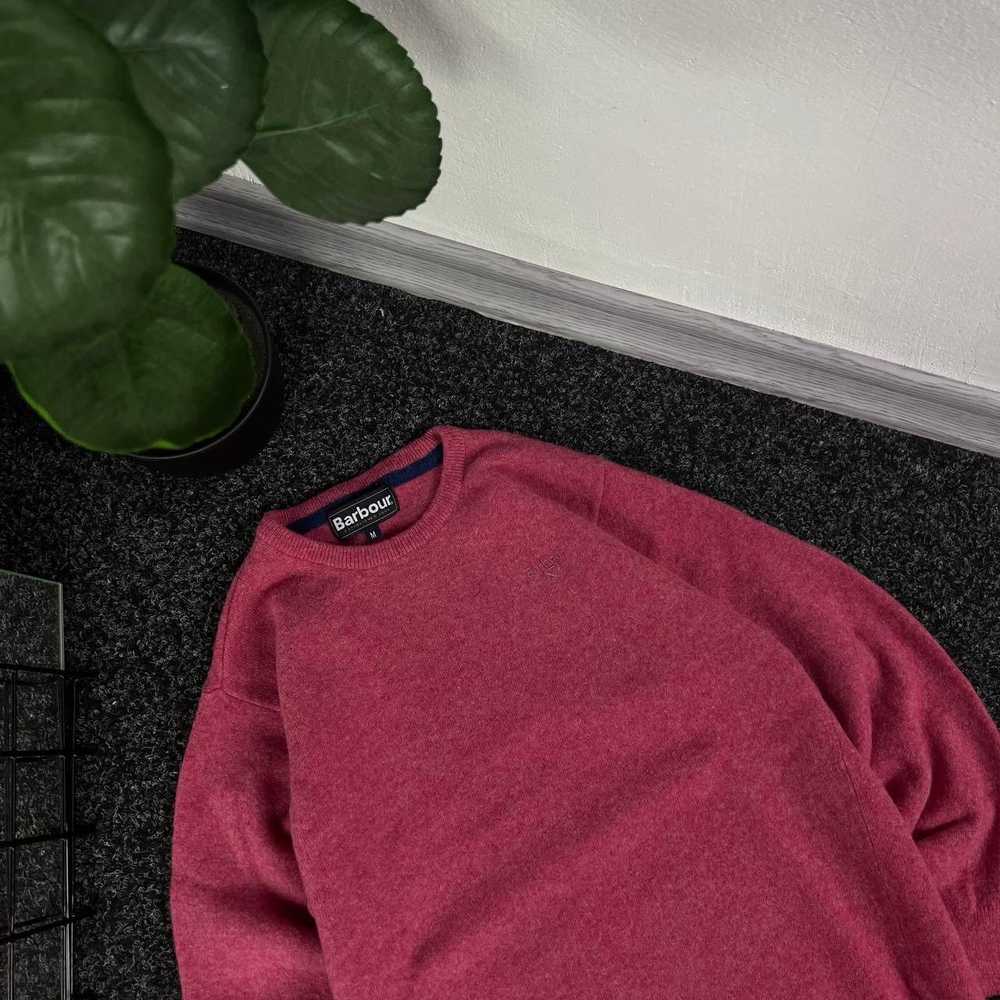 Barbour × Streetwear Lambswool Pink Sweater Barbo… - image 2