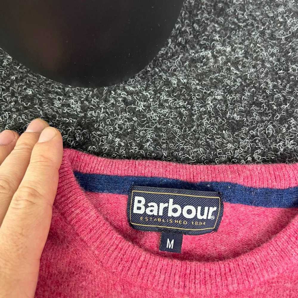 Barbour × Streetwear Lambswool Pink Sweater Barbo… - image 5