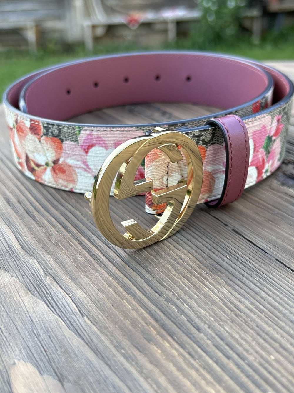 Gucci Gucci Dusty Pink Bloom Floral Supreme GG Mo… - image 2