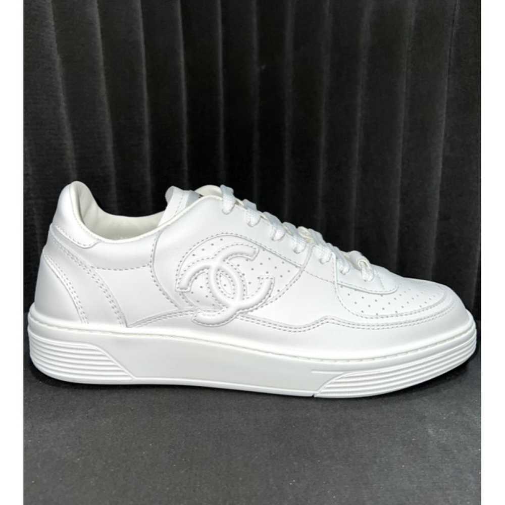 Chanel Boy leather trainers - image 3