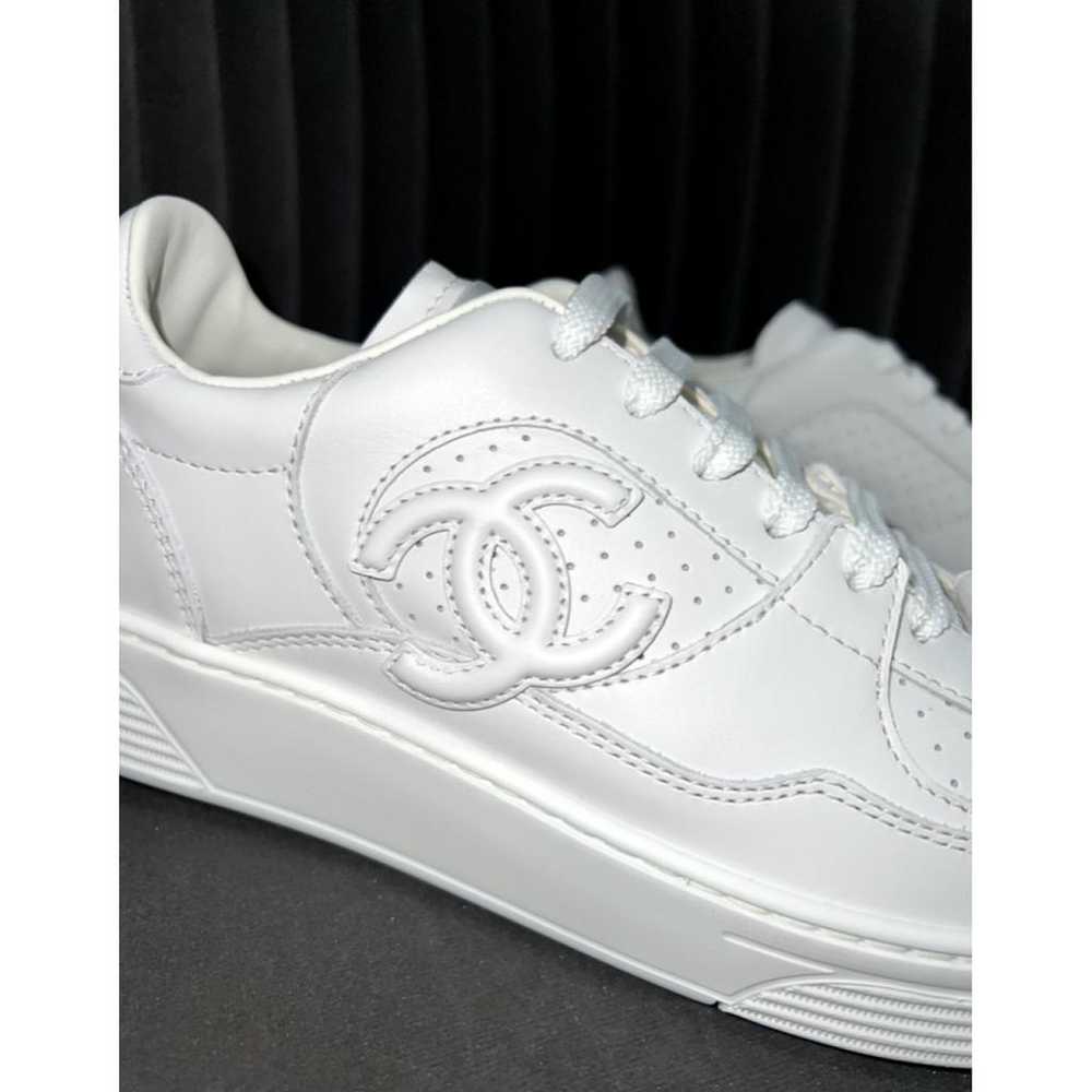 Chanel Boy leather trainers - image 7