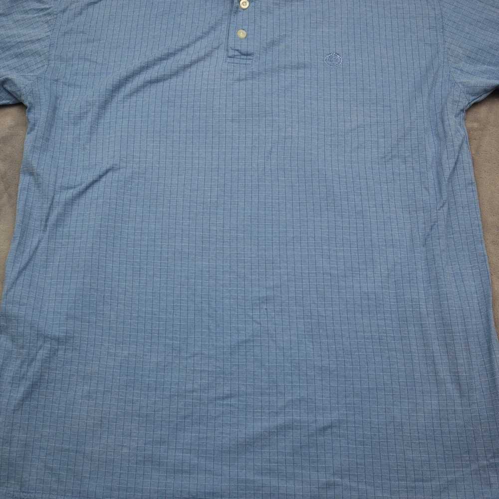 Wrangler Shirt Mens M Blue Short Sleeve Slit Ches… - image 11