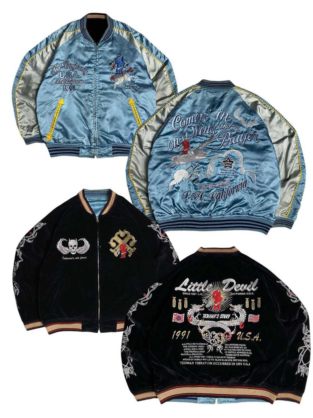 Japanese Brand × Sukajan Souvenir Jacket × Tedman… - image 1