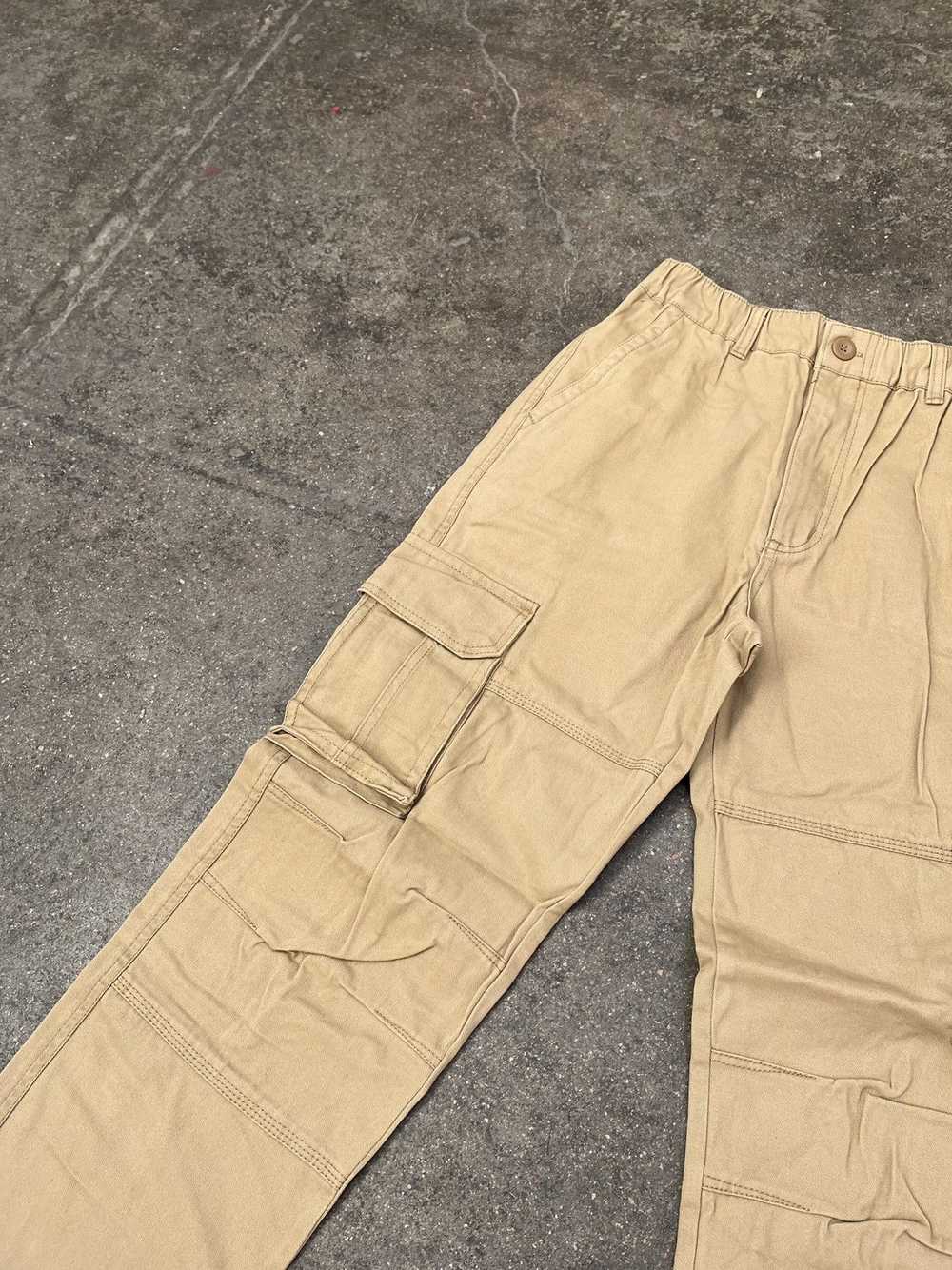 Streetwear × Vintage Vintage Cargo Pants Tan - image 3