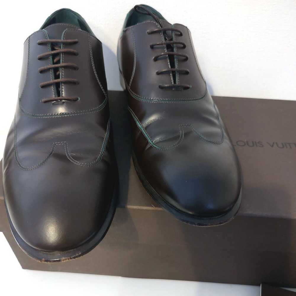 Louisvuitton Louis Vuitton Leather Shoes Mocha 8 - image 8