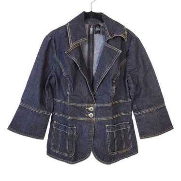 Bisou Bisou Women's L Denim Jacket Y2K 70s 80s Re… - image 1