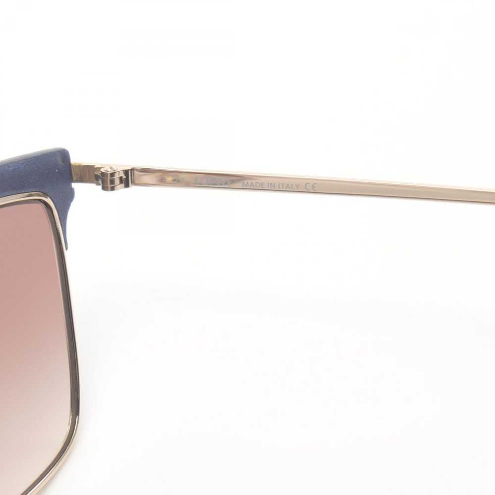 Loewe Loewe Leather Trim Oversized Tinted Sunglas… - image 4