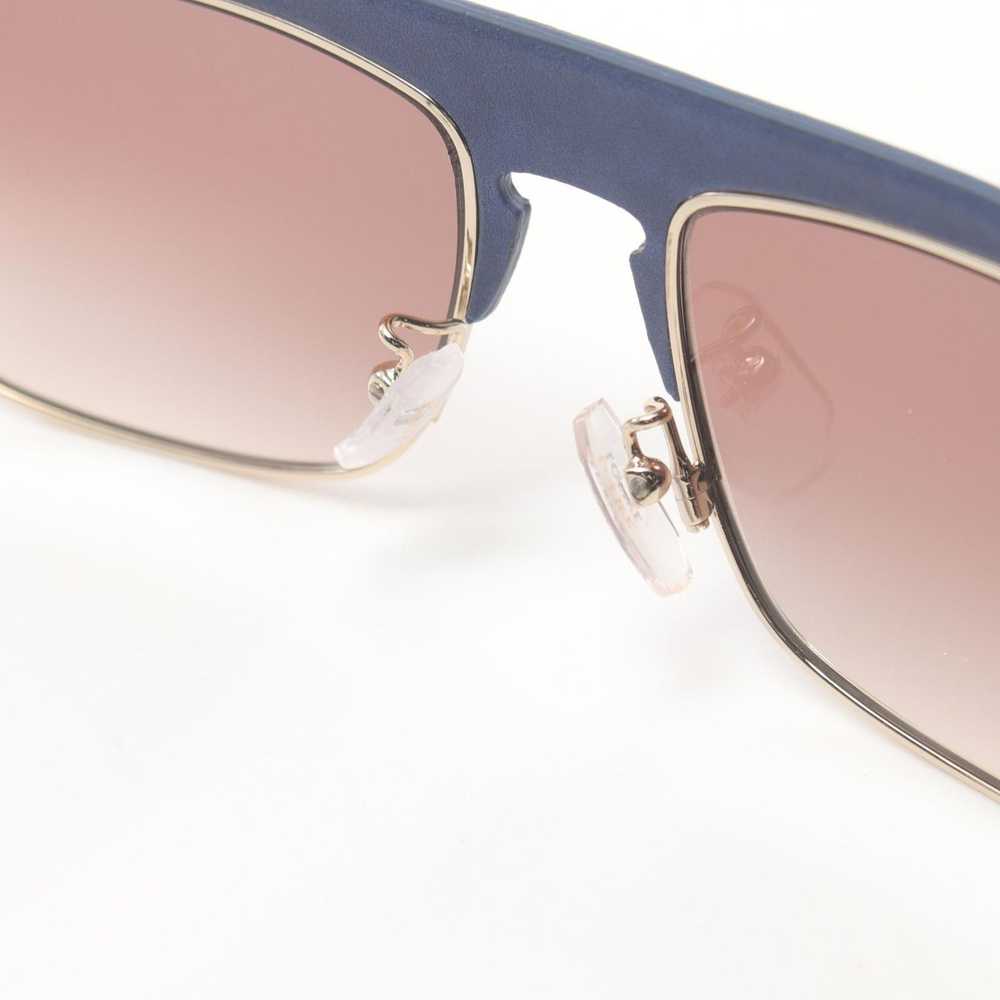 Loewe Loewe Leather Trim Oversized Tinted Sunglas… - image 6