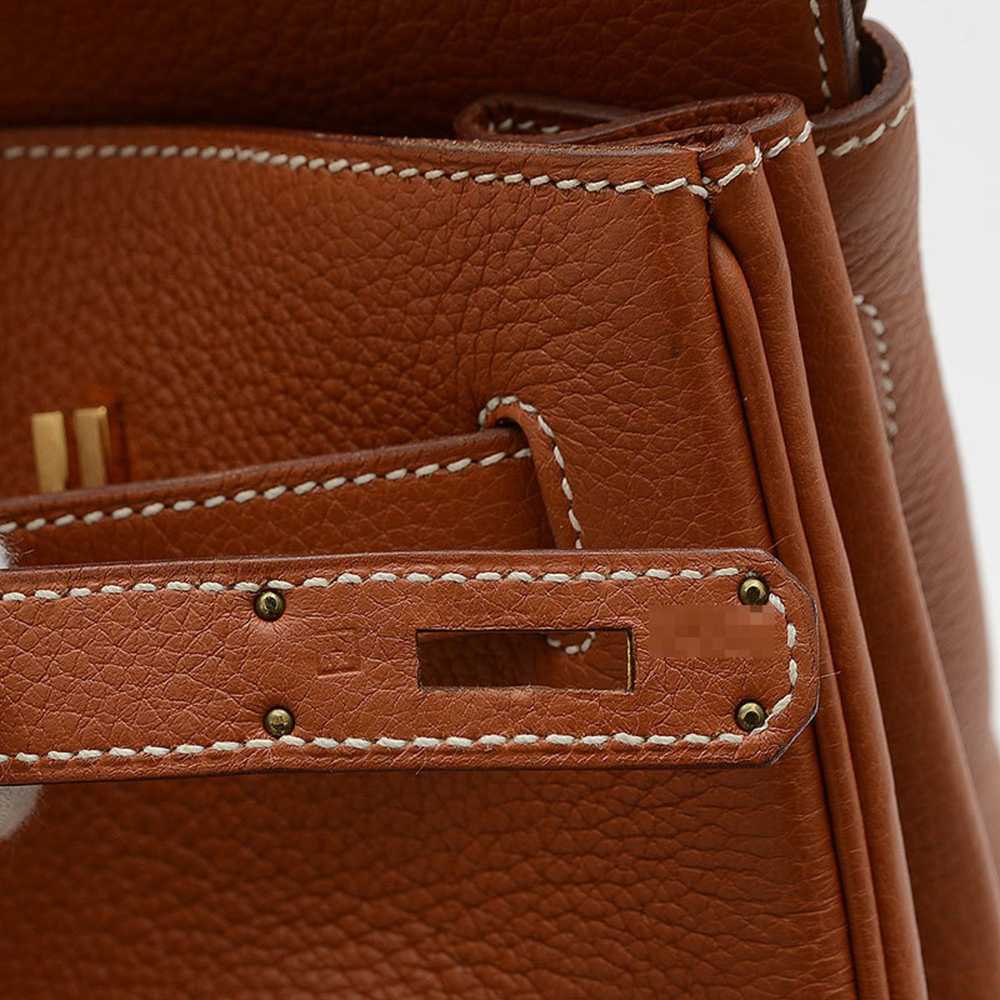 Hermes Hermes Birkin 40 Handbag Taurillon Cognac … - image 10