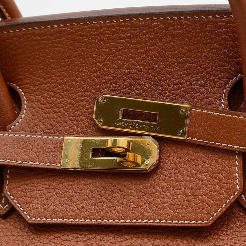 Hermes Hermes Birkin 40 Handbag Taurillon Cognac … - image 3