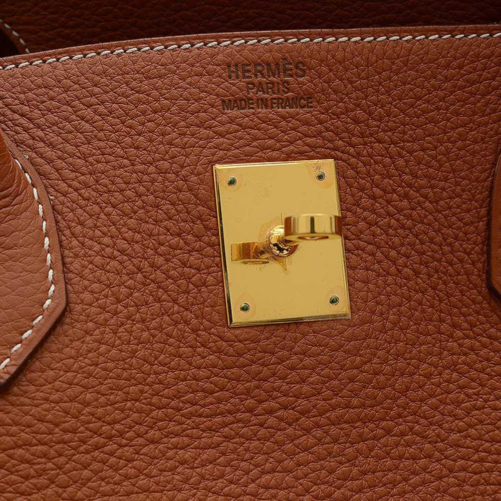 Hermes Hermes Birkin 40 Handbag Taurillon Cognac … - image 4