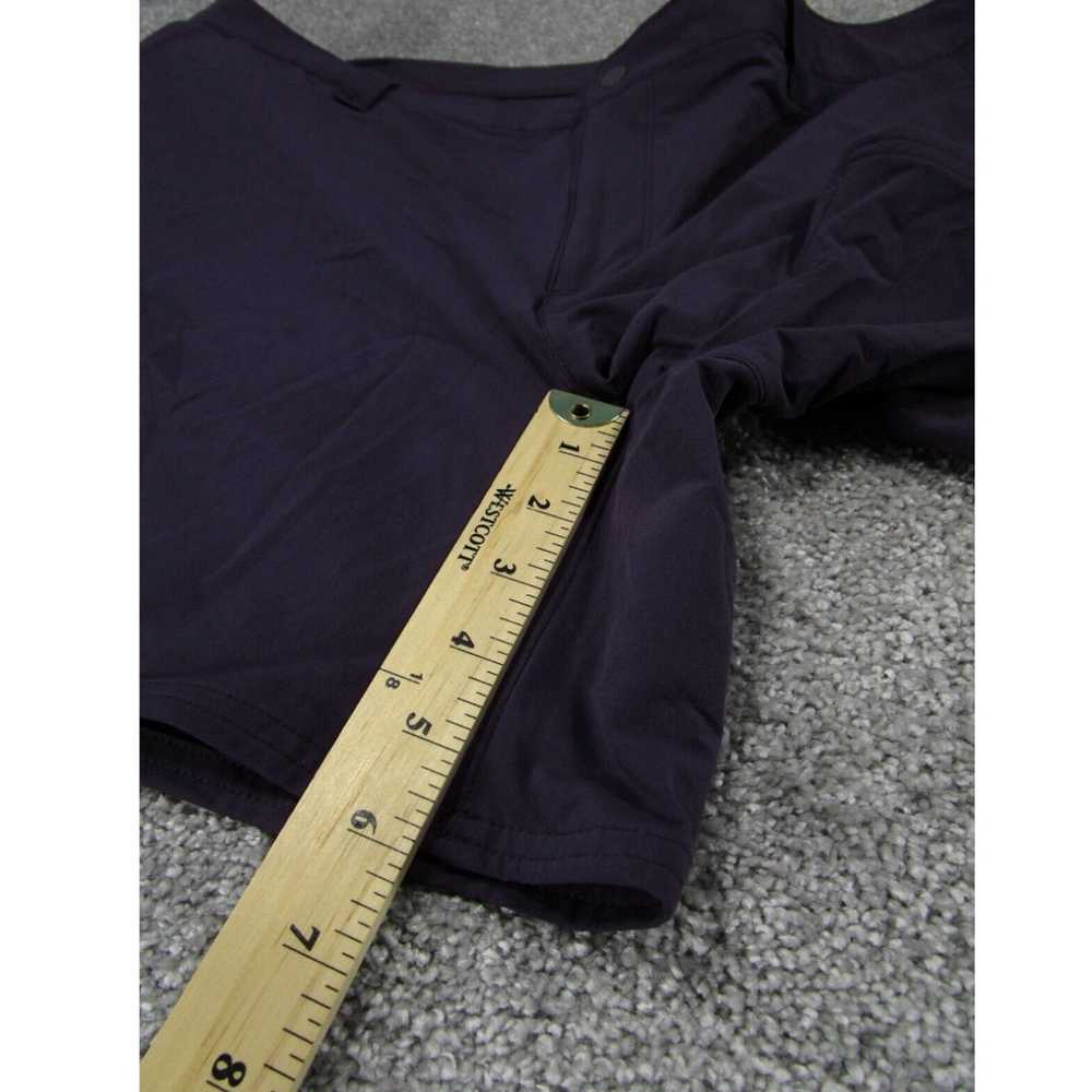 Vintage L.L. Bean Shorts Womens 18 Purple Nylon B… - image 3