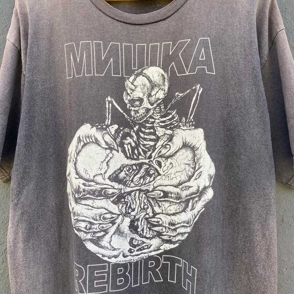 Mishka × Streetwear × Vintage Thrashed Faded Mish… - image 2