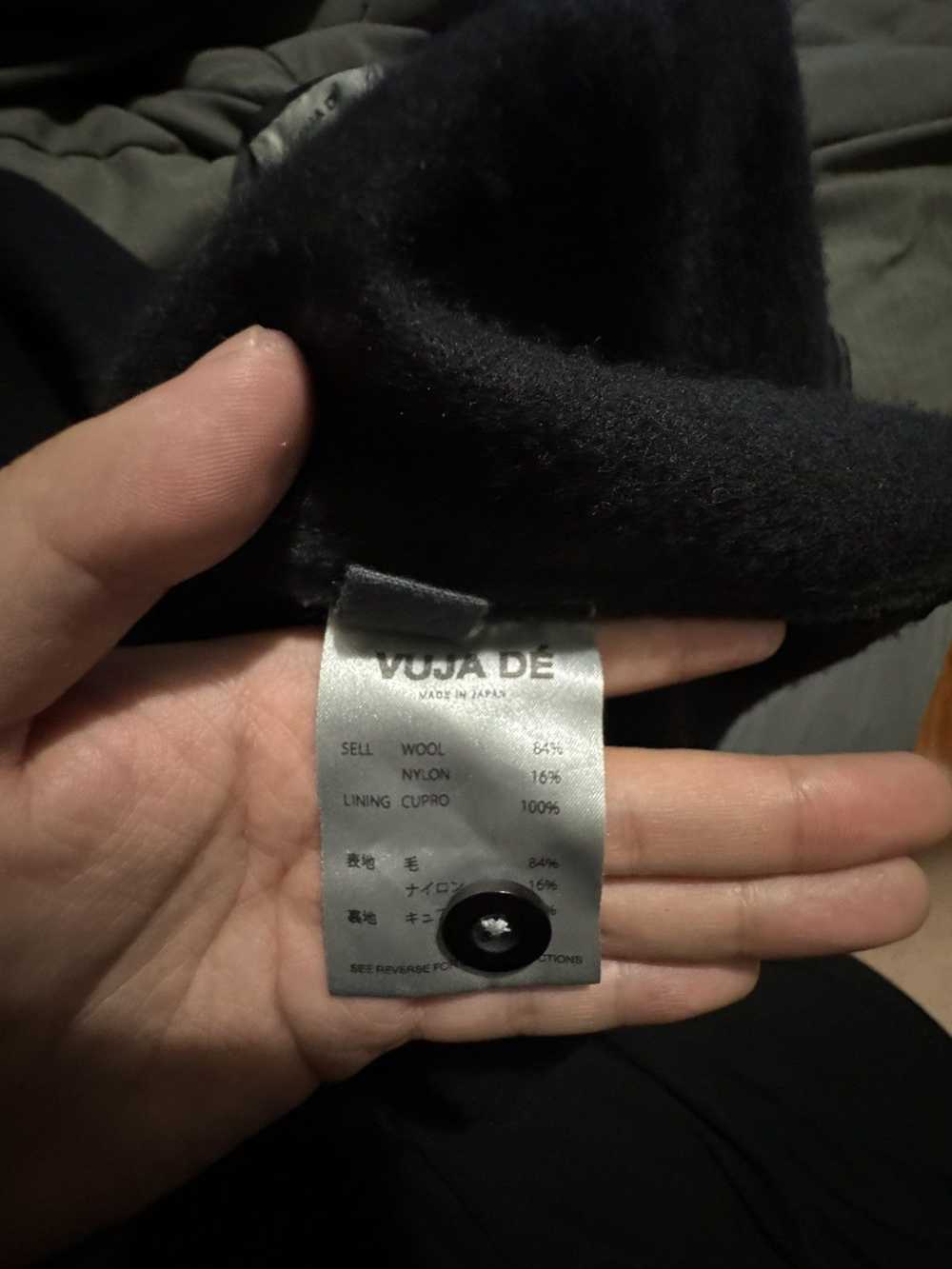 Japanese Brand × Vuja De Black Dyed Alpaca Wool O… - image 3