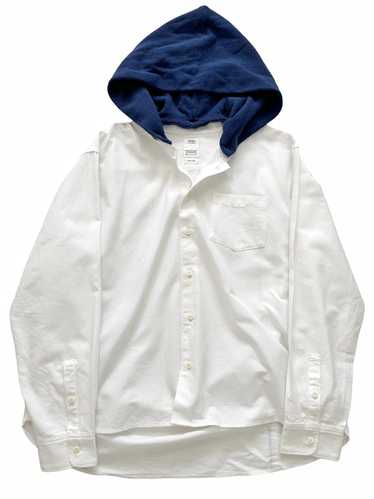 Visvim Sz1 Navy Hooded Ingall Shirt