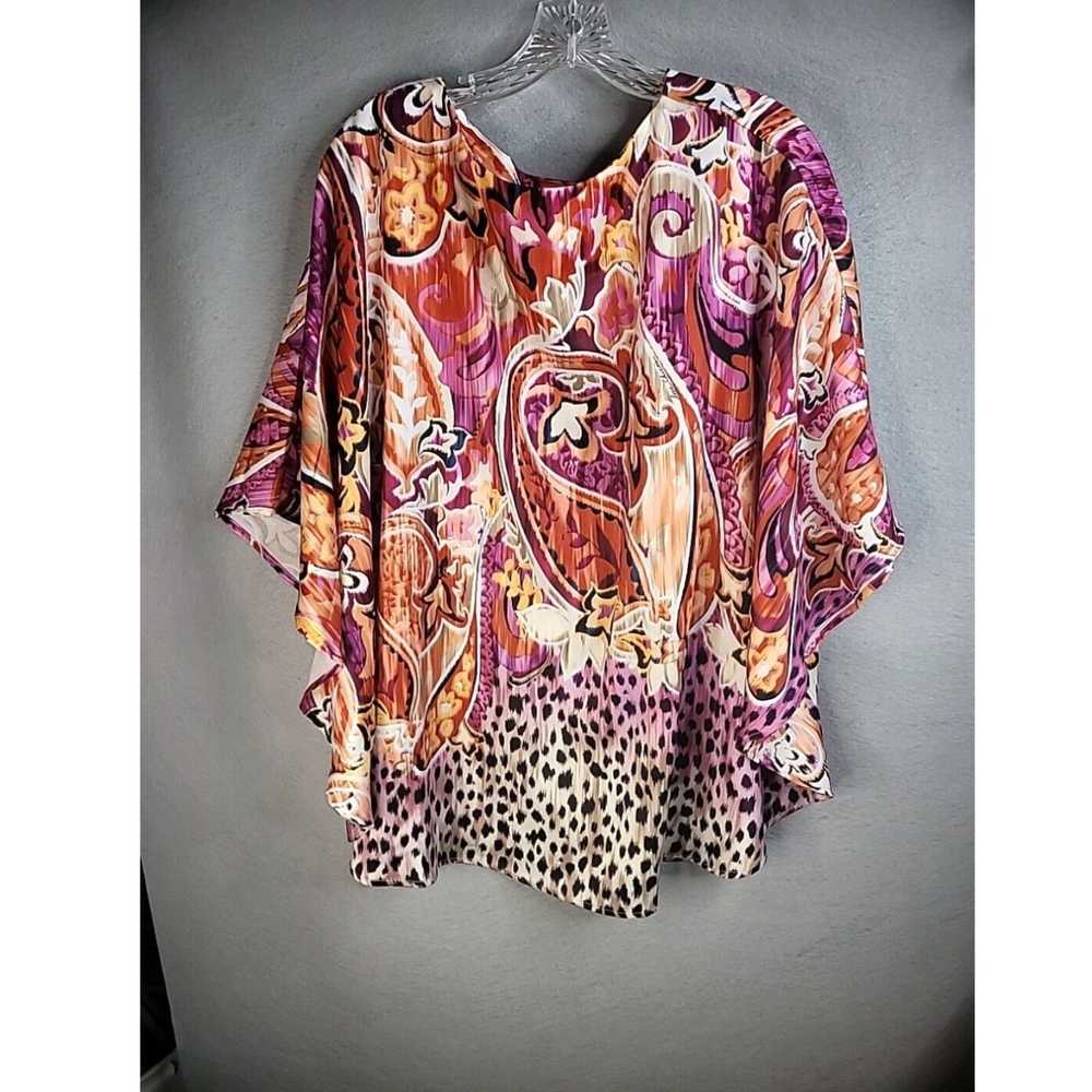 Vintage Chicos Womens XL Extra Large Blouse Top S… - image 2