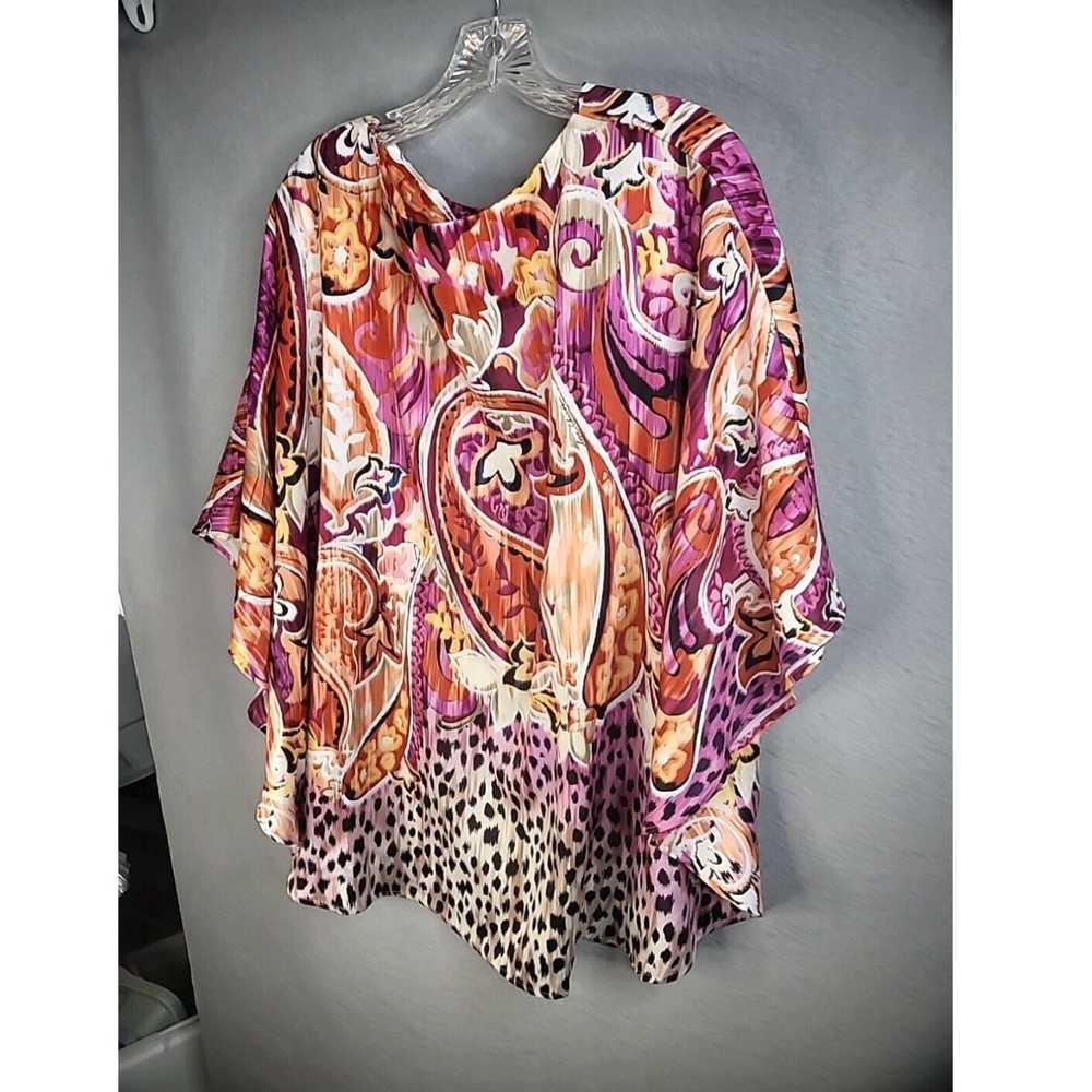 Vintage Chicos Womens XL Extra Large Blouse Top S… - image 3