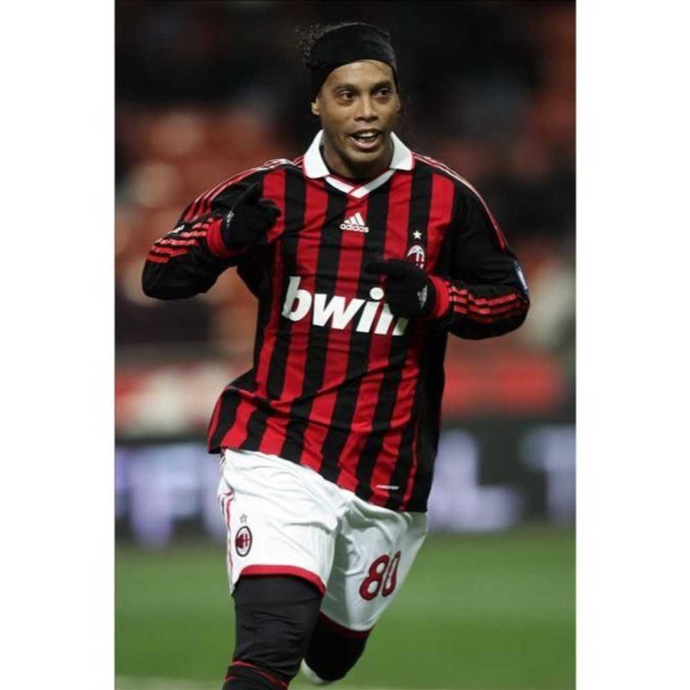 Adidas Ronaldinho AC Milan 2009 2010 UEFA Long Sl… - image 10